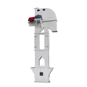Agricultural bucket elevator for bulk material transport”