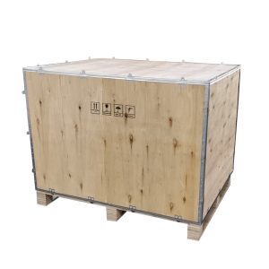 steel frame wood bin for nut storage