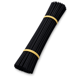 Bundle of 20 black nylon macadamia harvester sweeper rods Australia